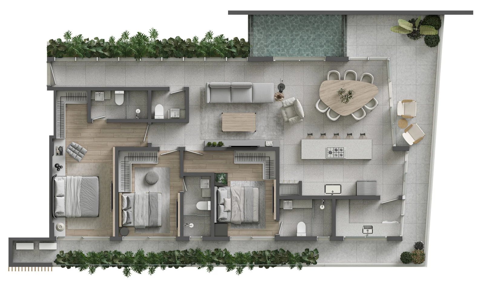 Sense Praia Brava — planta 5