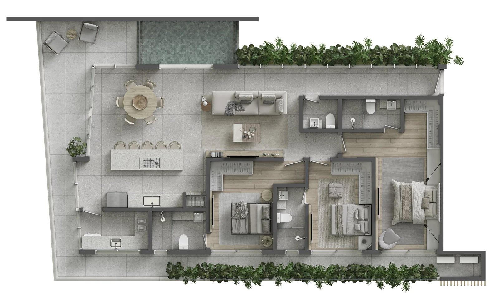 Sense Praia Brava — planta 6