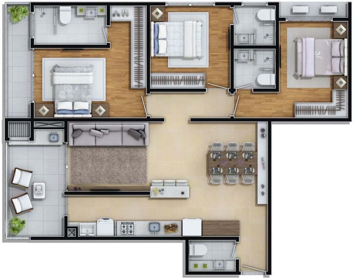 Aquamarine — planta 2