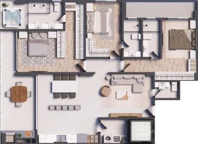 Aquamarine — planta 3