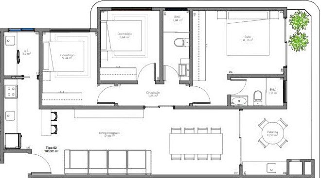 Brava Boulevard — planta 4