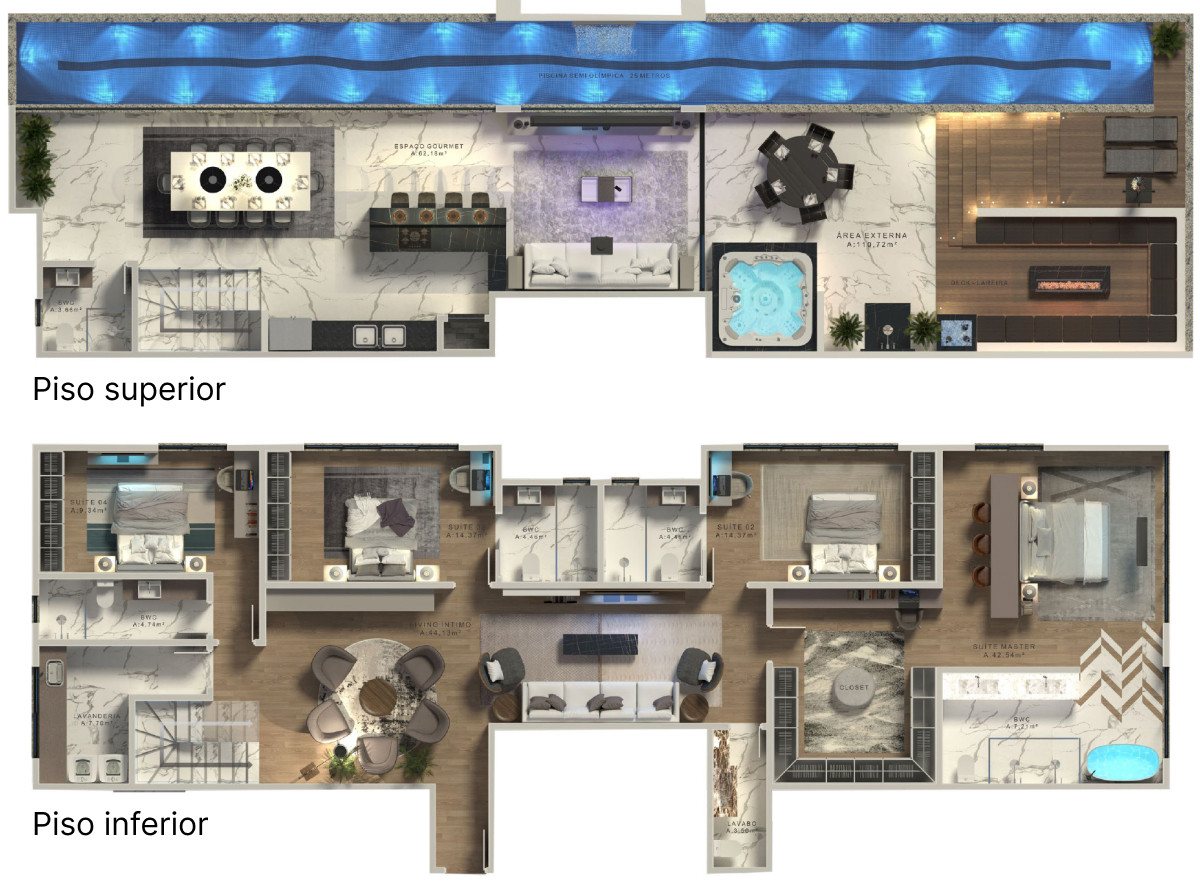 Brava Center Residence — planta 2