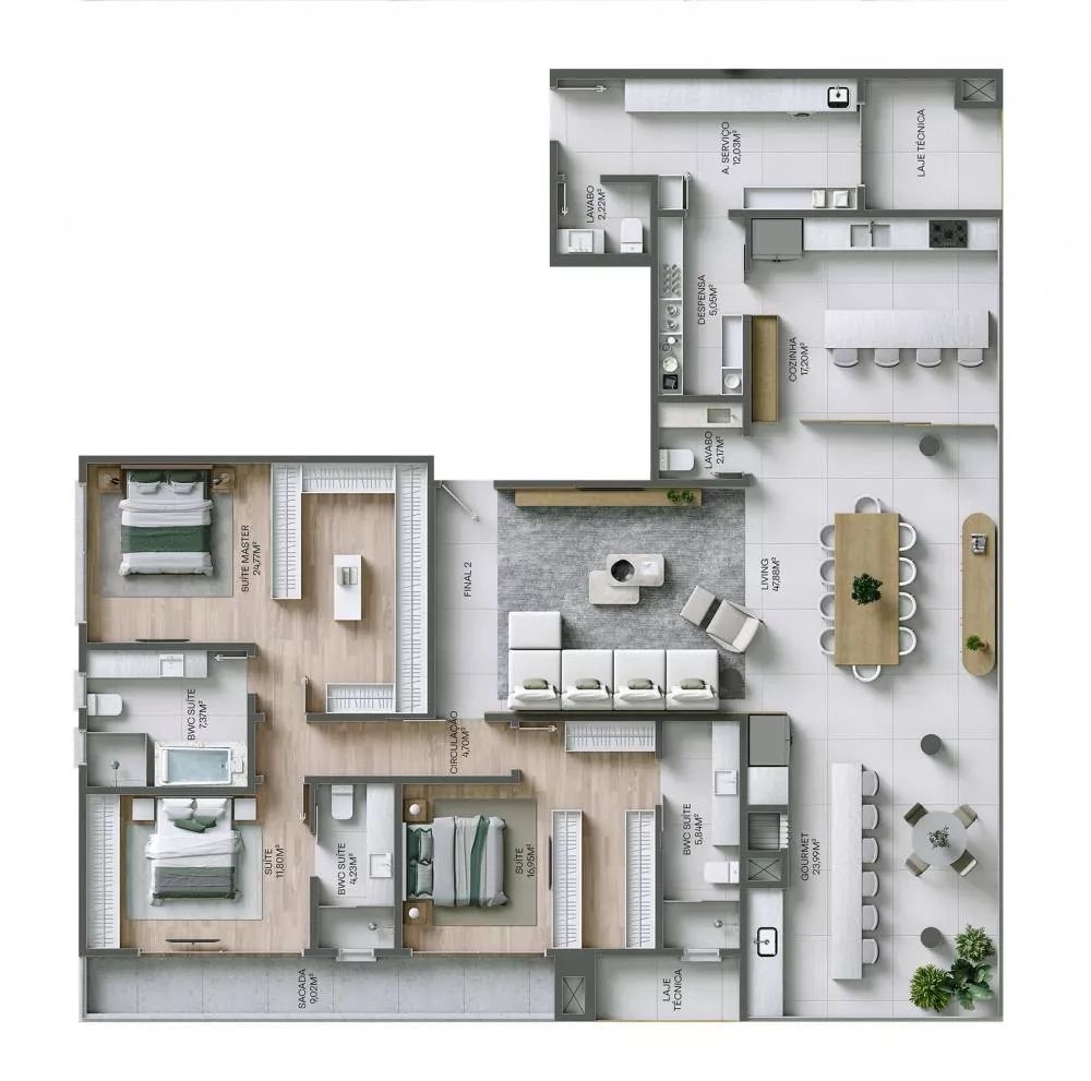 Brava Fascine Residencial — planta 6