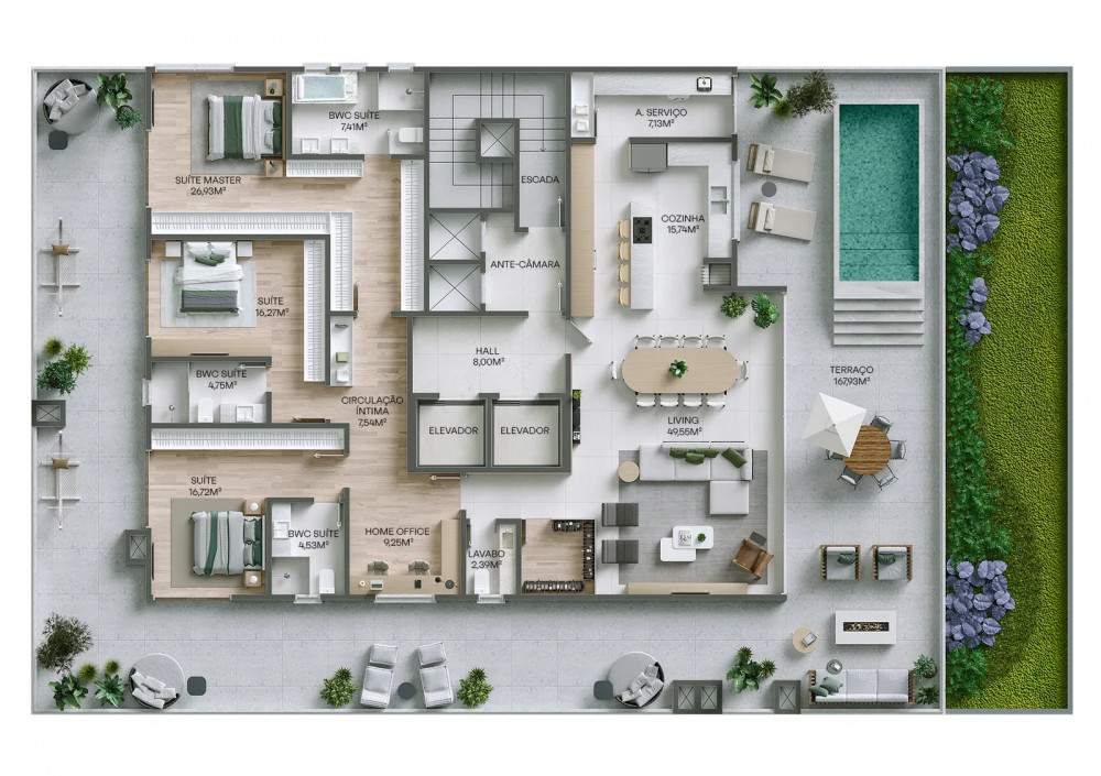 Brava Fascine Residencial — planta 10