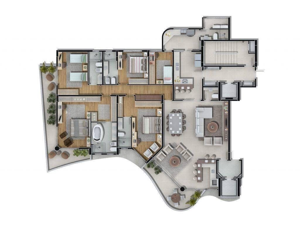Brava Home Resort — Plantas 3