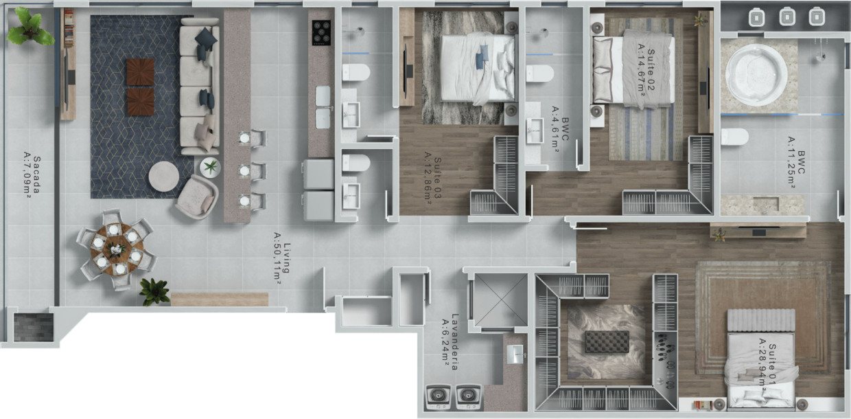 Brava Vel — planta 3