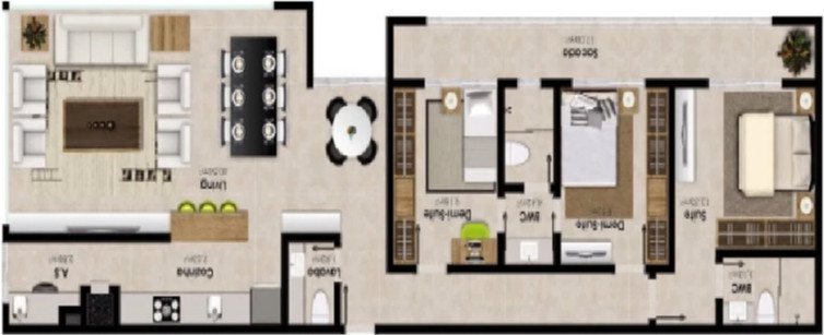 Brava Village Residence — planta 1