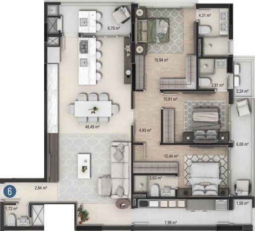 Ocean Wind Residence — Plantas 2