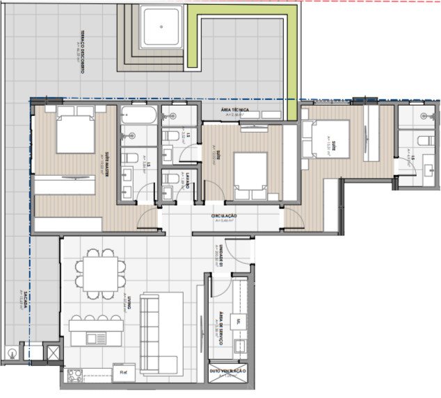 Sun Seeker Residence — Plantas 1