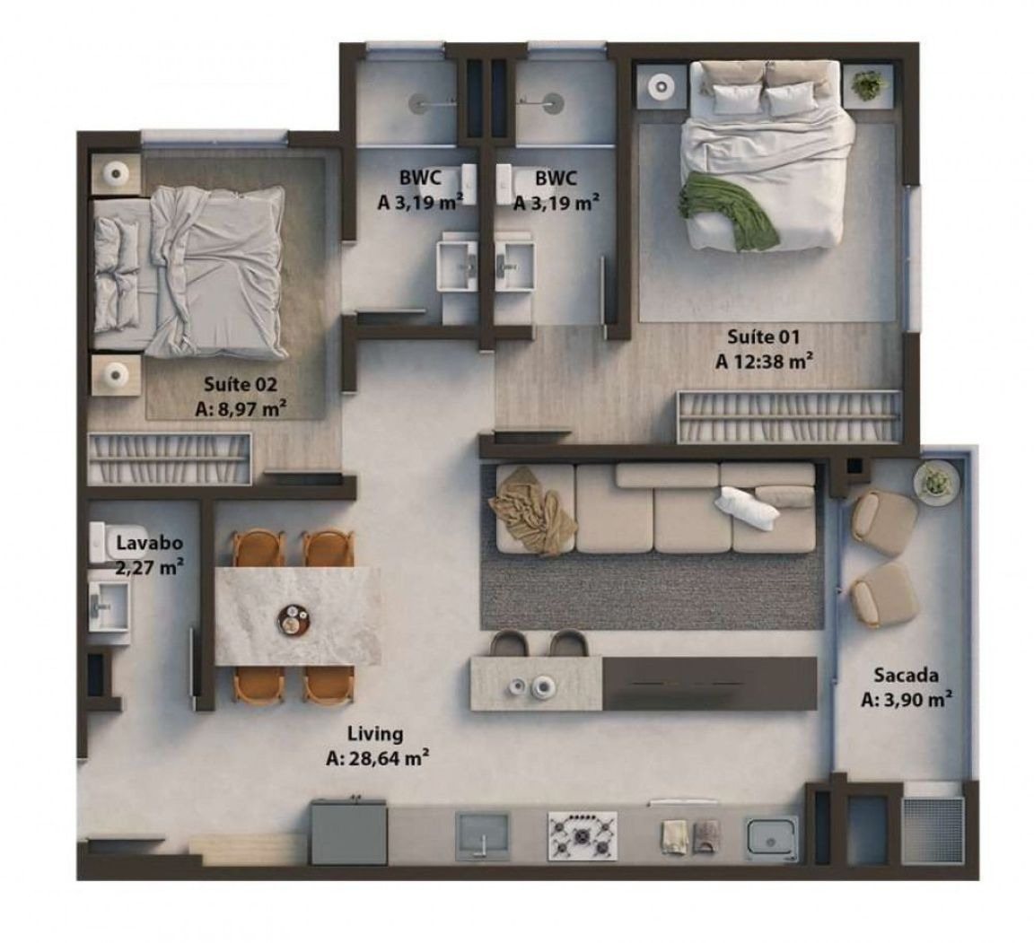 Urban Design Living — planta 4