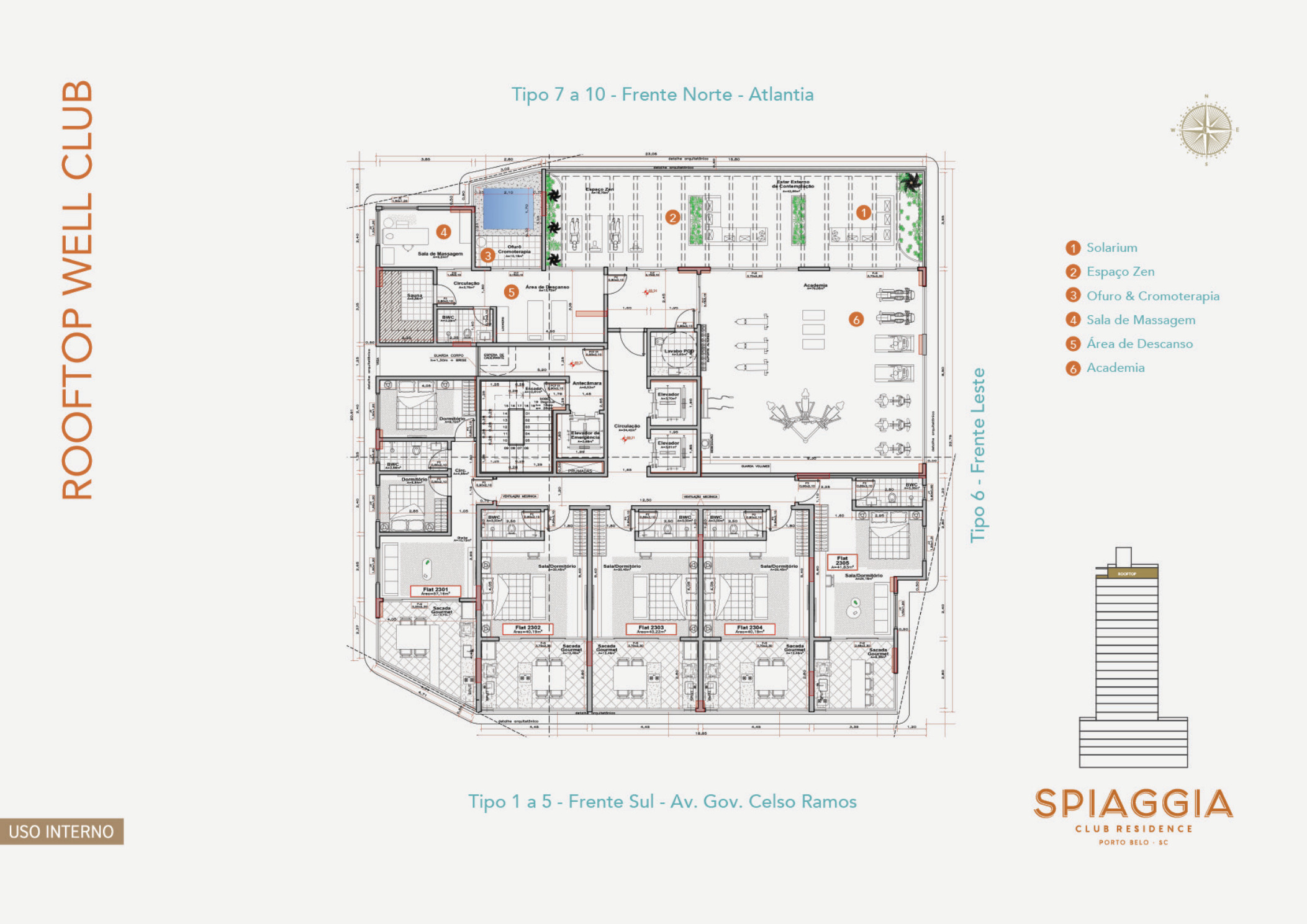 Spiaggia Club Residence — Planta 1