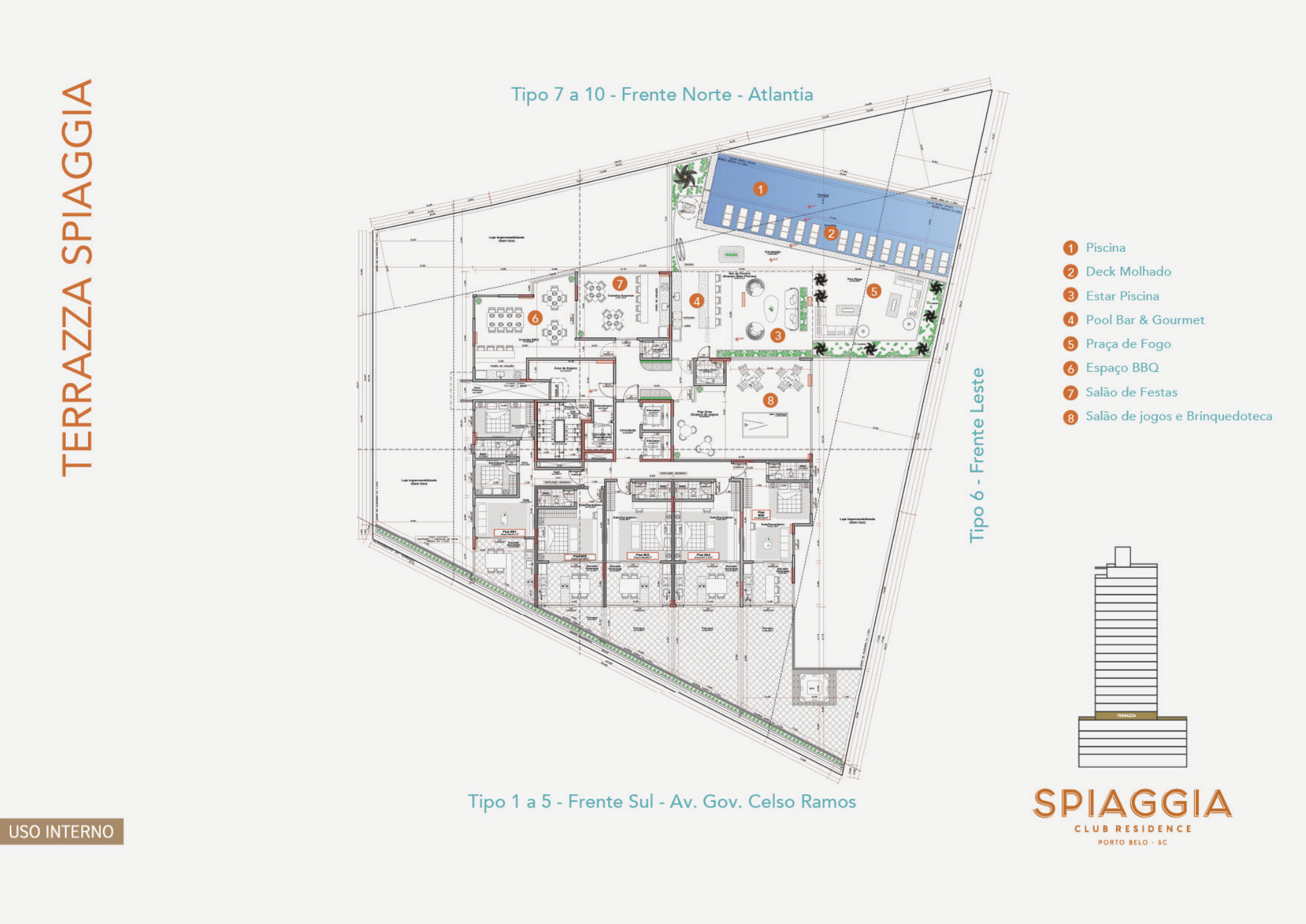 Spiaggia Club Residence — Planta 2