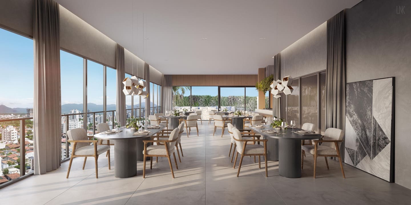 Planta baixa do Amalfi Residence em Porto Belo SC