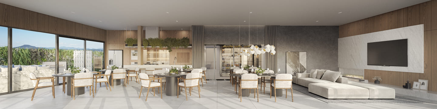 Planta baixa do Amalfi Residence em Porto Belo SC