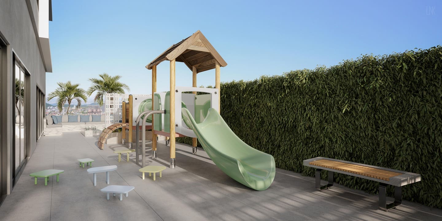 Planta baixa do Amalfi Residence em Porto Belo SC