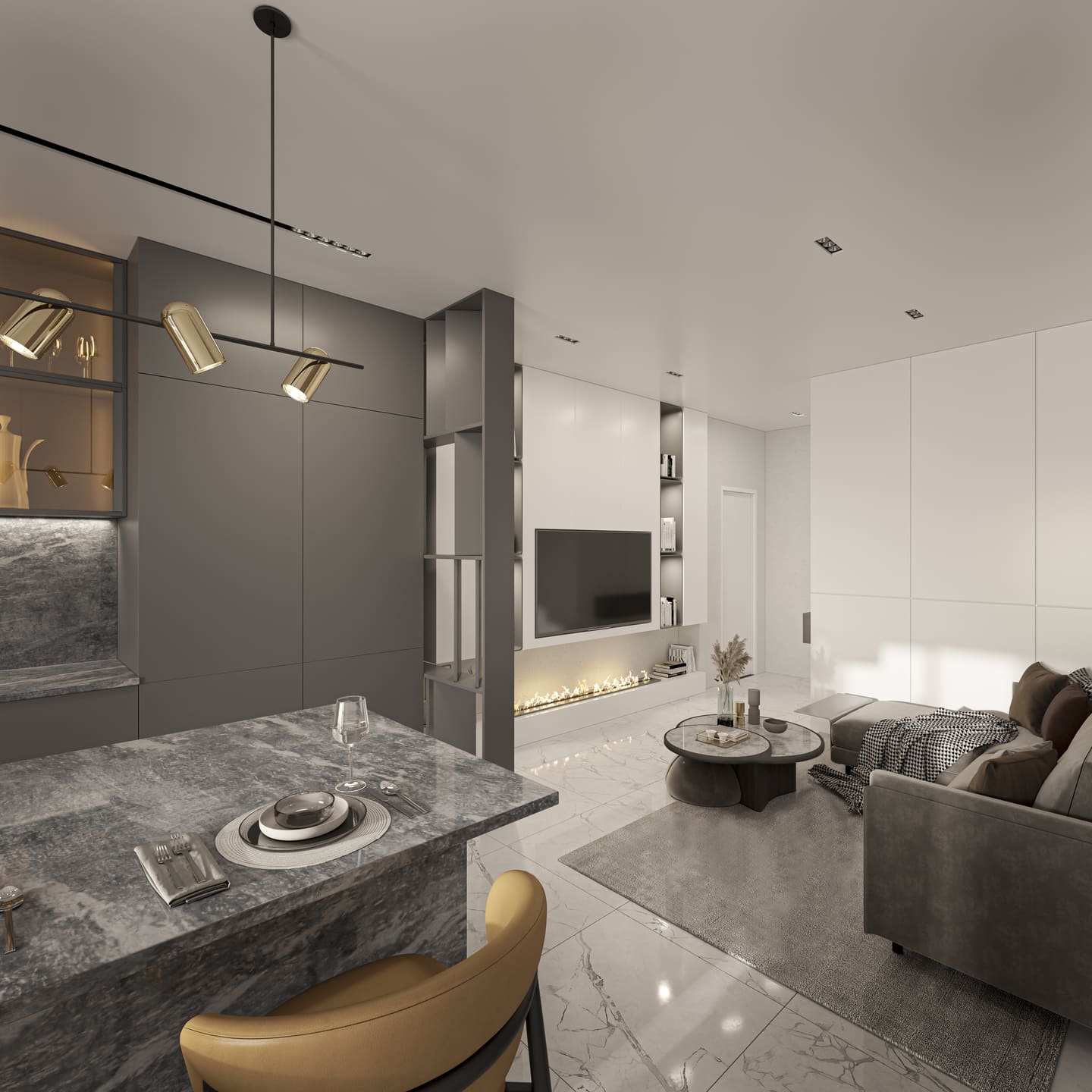Planta baixa do Amalfi Residence em Porto Belo SC