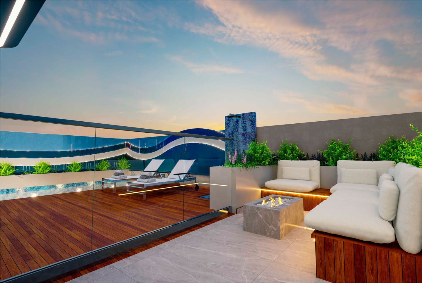 Render 29 do Blue Tower em Porto Belo SC
