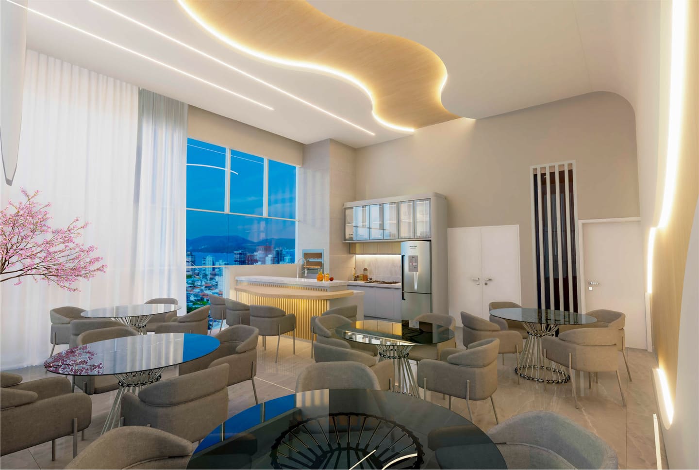 Render 27 do Blue Tower em Porto Belo SC