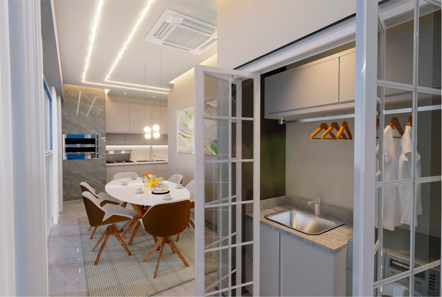 Render 6 do Blue Tower em Porto Belo SC