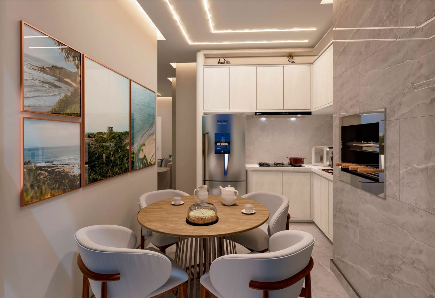 Render 4 do Blue Tower em Porto Belo SC