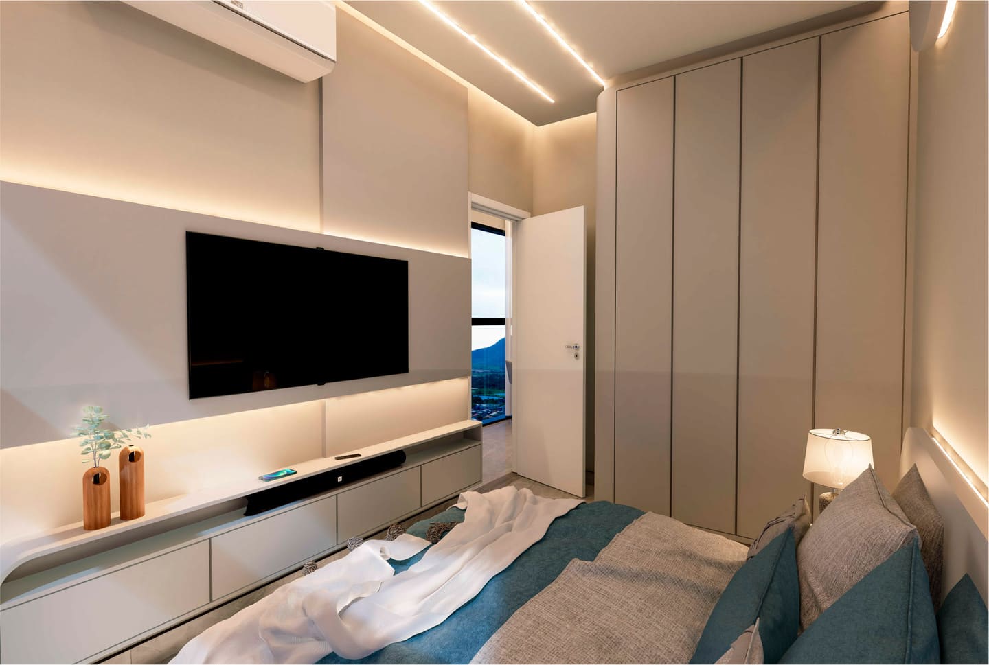 Render 15 do Blue Tower em Porto Belo SC