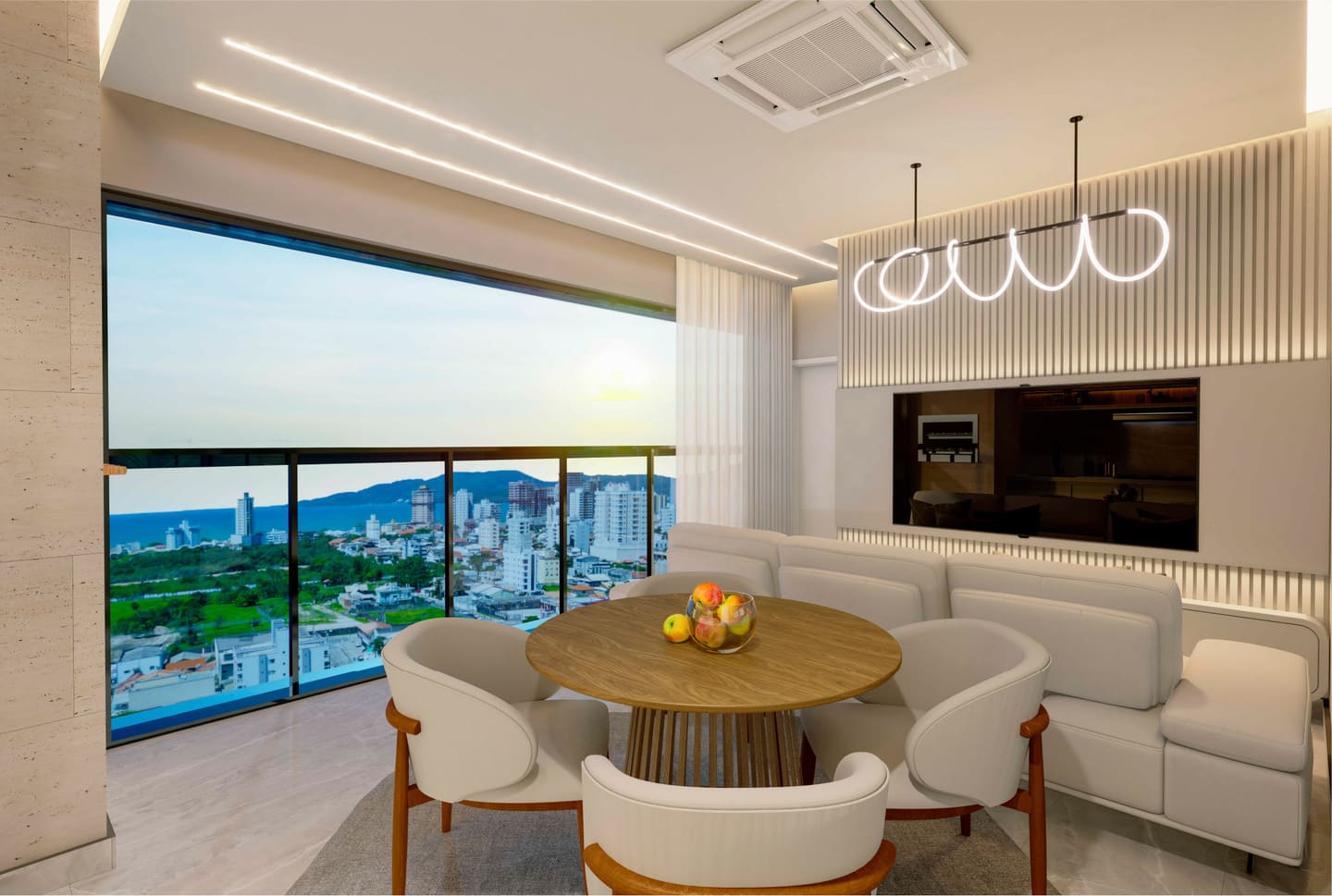 Render 5 do Blue Tower em Porto Belo SC