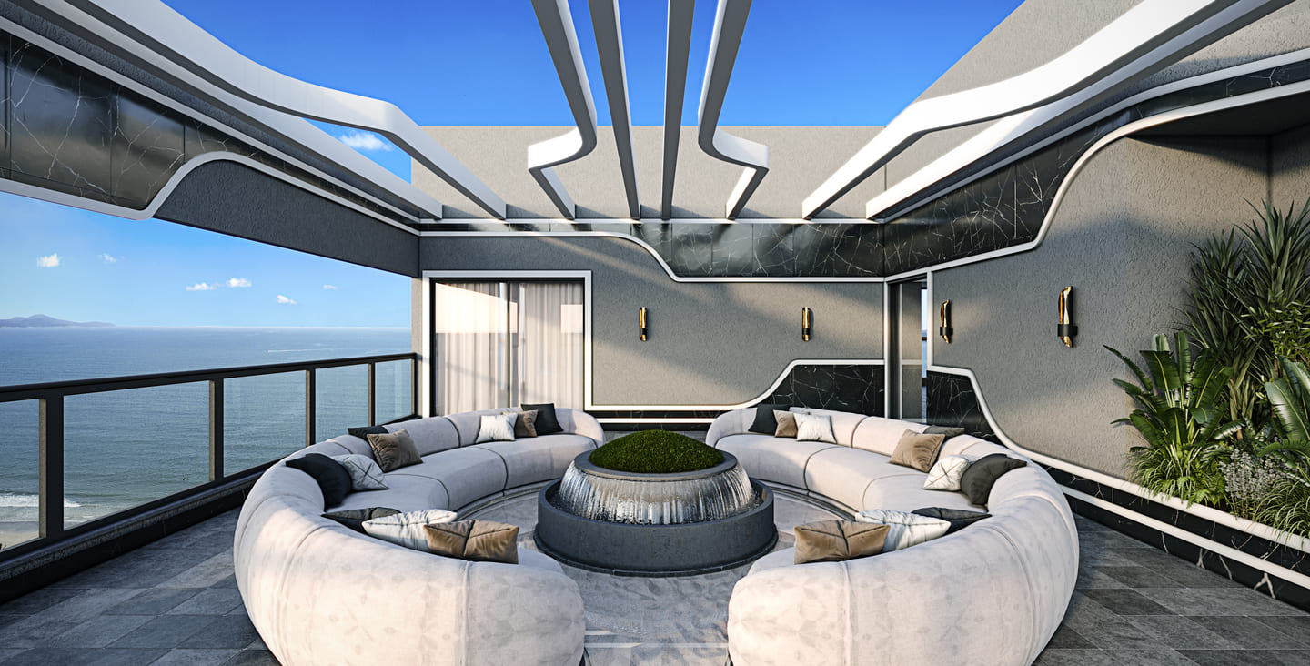Render 1 do Esplêndido Residence em Porto Belo SC