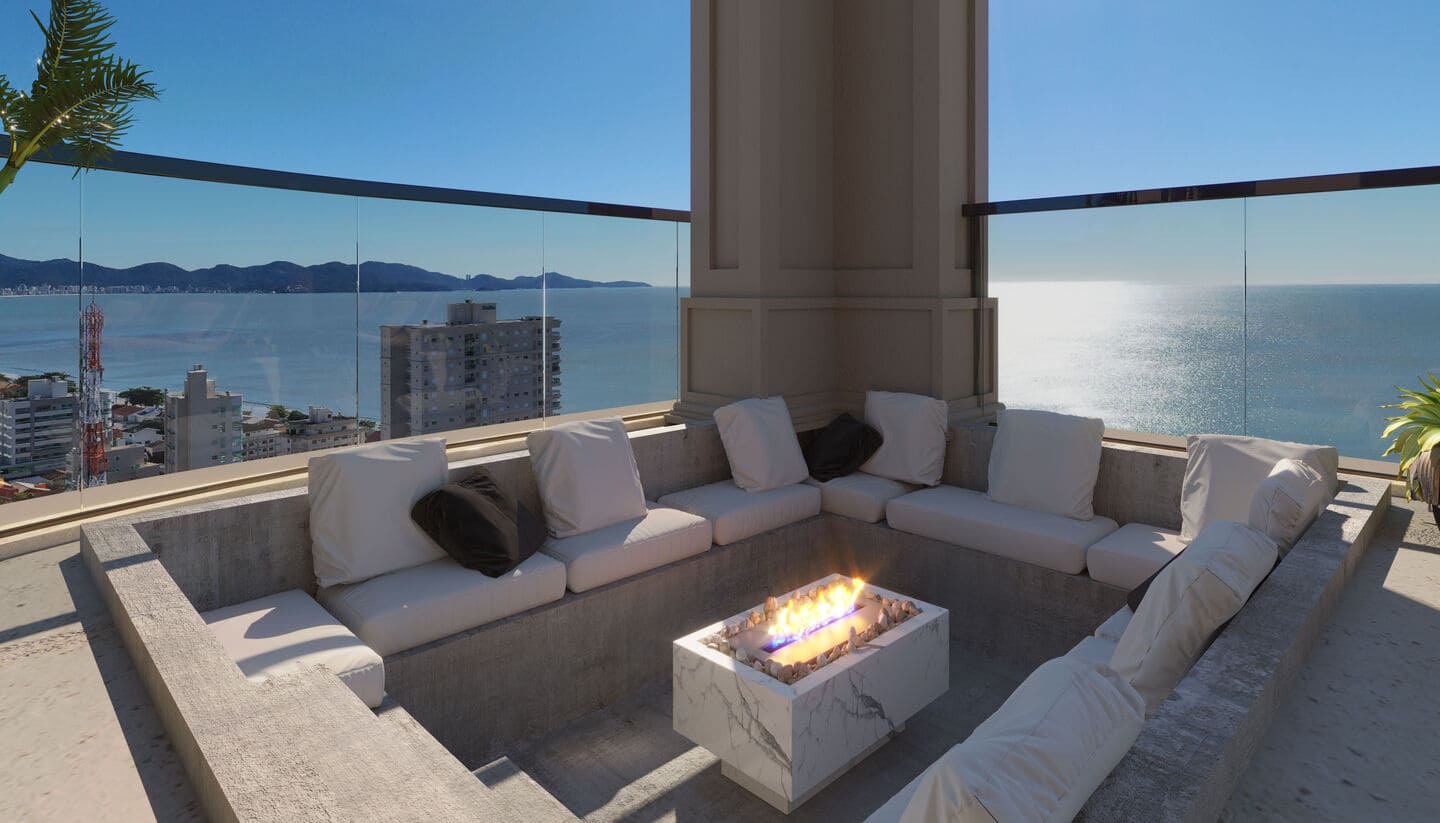 Render 1 do Mont Blanc Residence em Porto Belo SC
