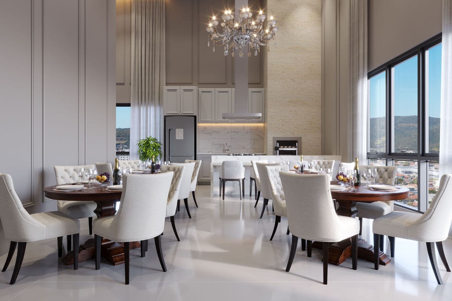 Area de lazer 3 do Mont Blanc Residence em Porto Belo SC