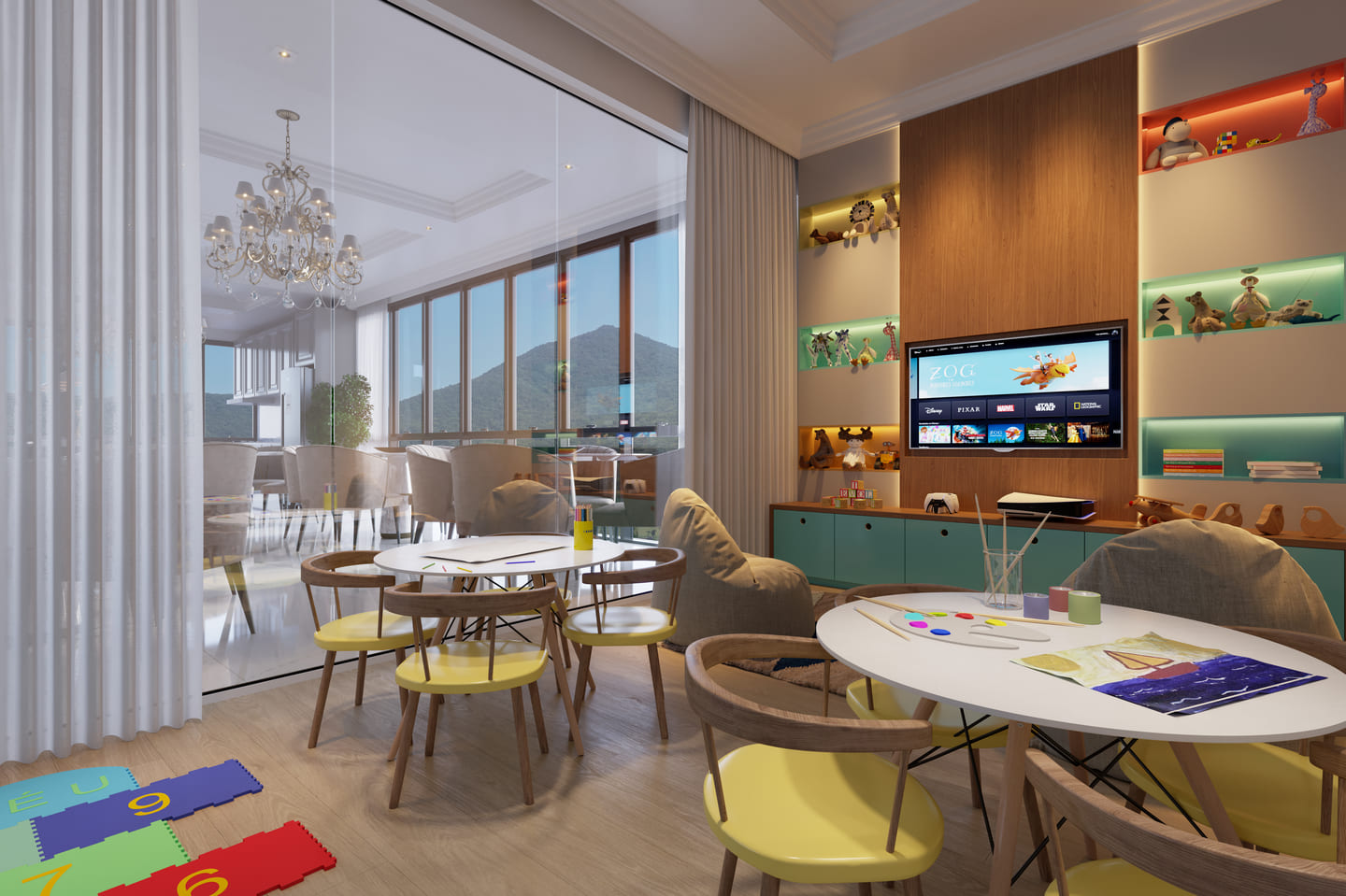 Lobby do Palazzo Reale Residence em Porto Belo SC