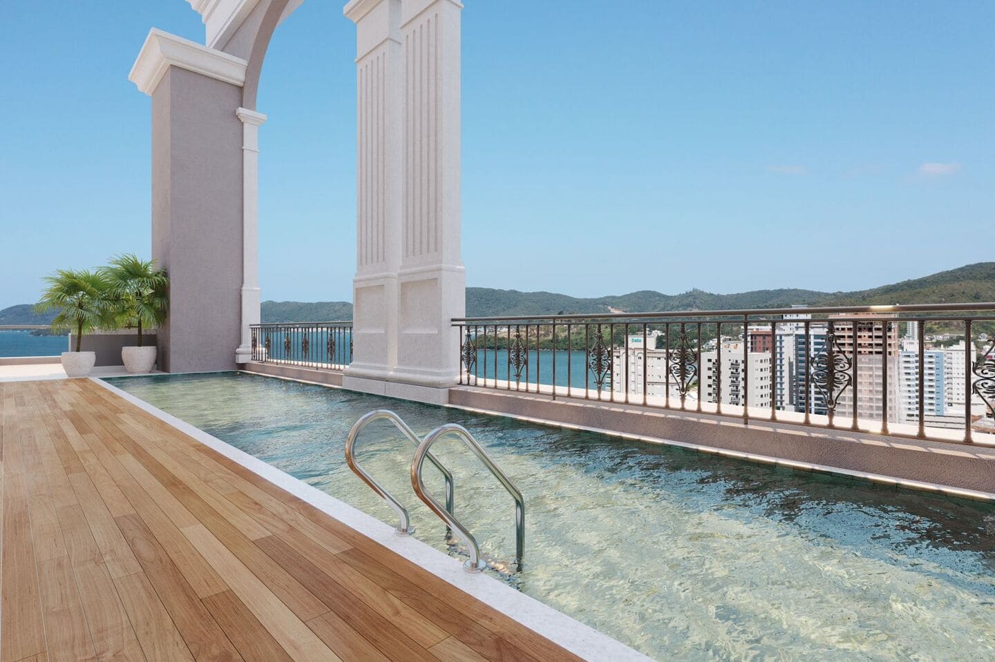Lobby do Palazzo Reale Residence em Porto Belo SC