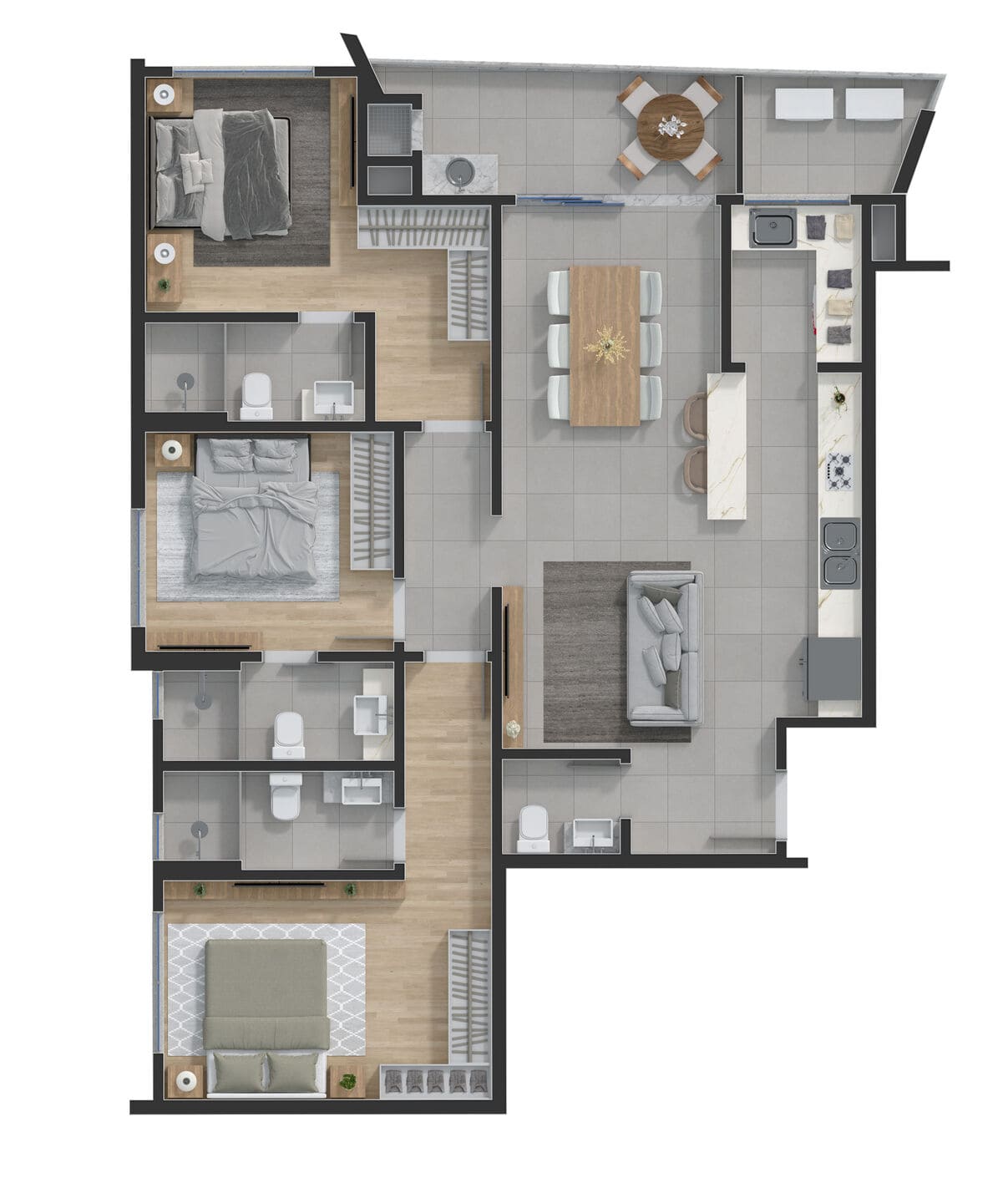 Area de lazer 10 do Quest Residence em Porto Belo SC