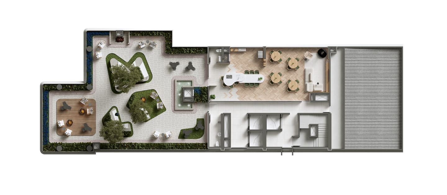 Area de lazer 3 do Velta em Porto Belo SC