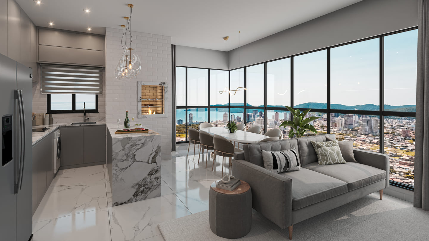 Render 2 do Amalfittà em Porto Belo SC