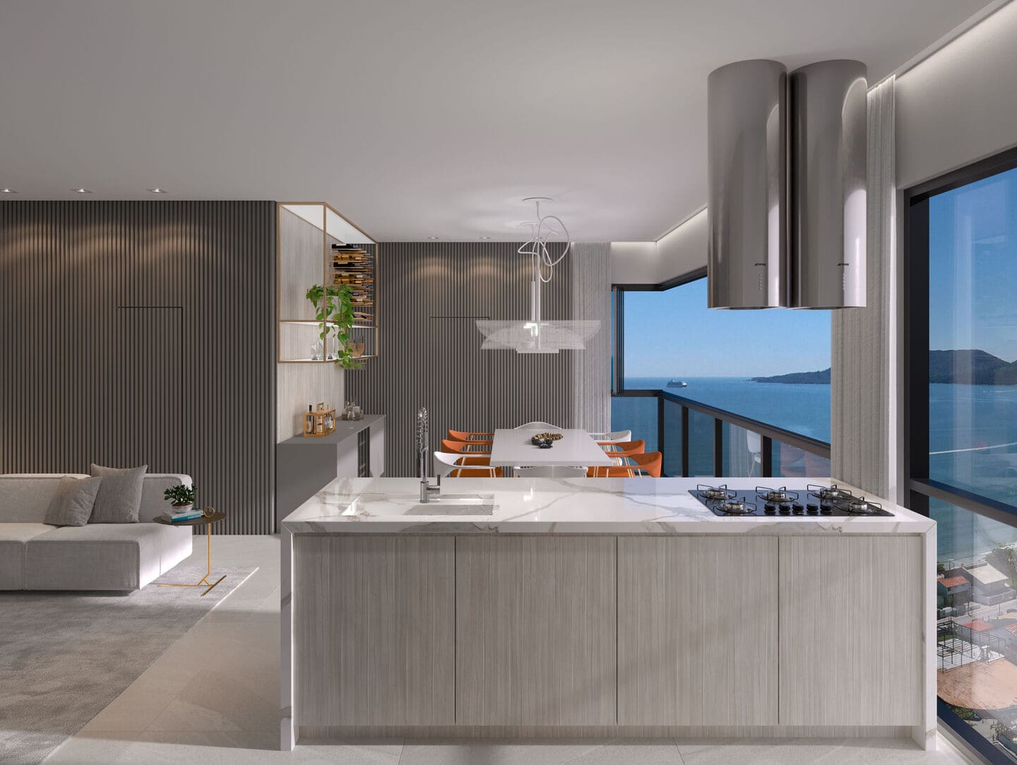 Render 4 do Atlas Residence em Porto Belo SC