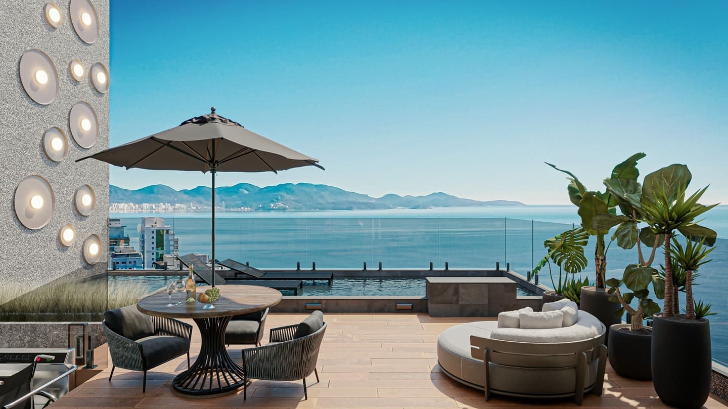 Render 1 do Atlas Residence em Porto Belo SC