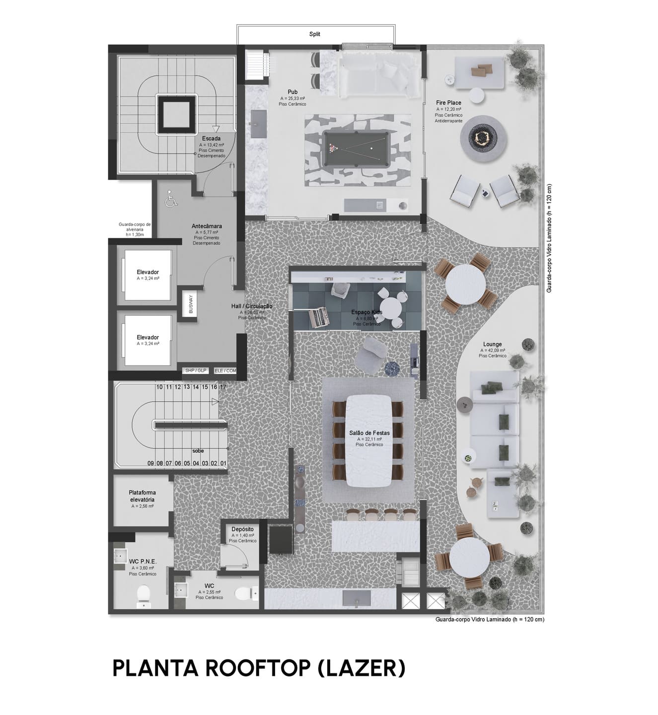 Area de lazer 2 do Balanz 62 em Porto Belo SC