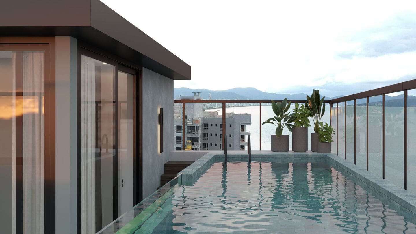 Area de lazer 5 do Bela Praia Residence em Porto Belo SC