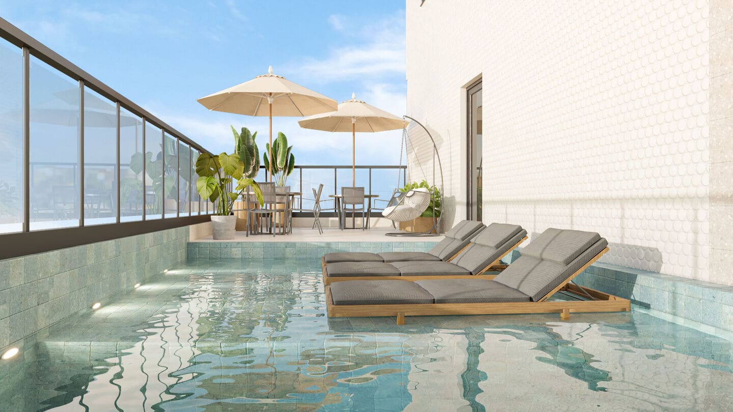 Area de lazer 6 do Bela Praia Residence em Porto Belo SC