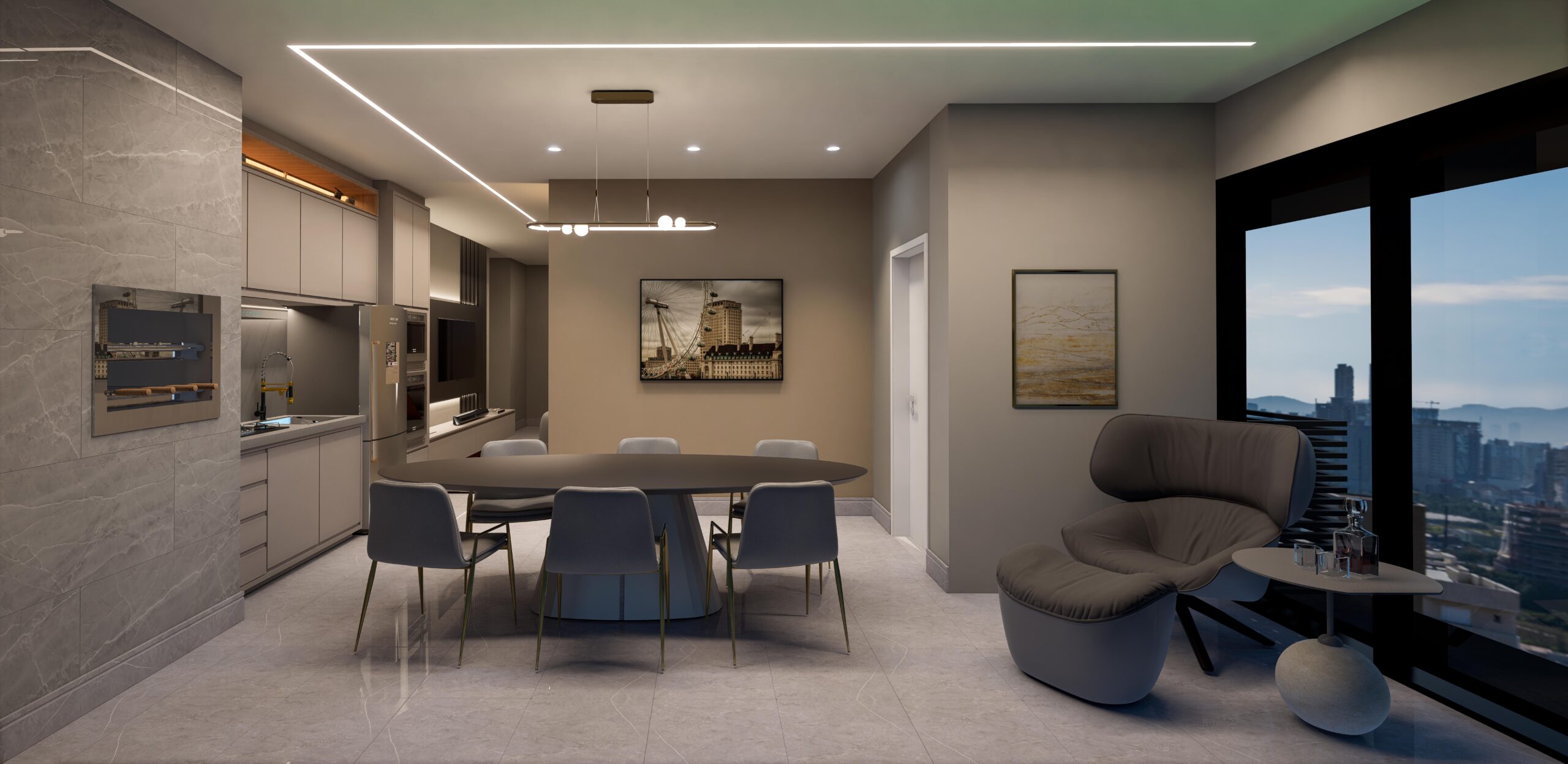 Render 5 do Black Tower em Porto Belo SC