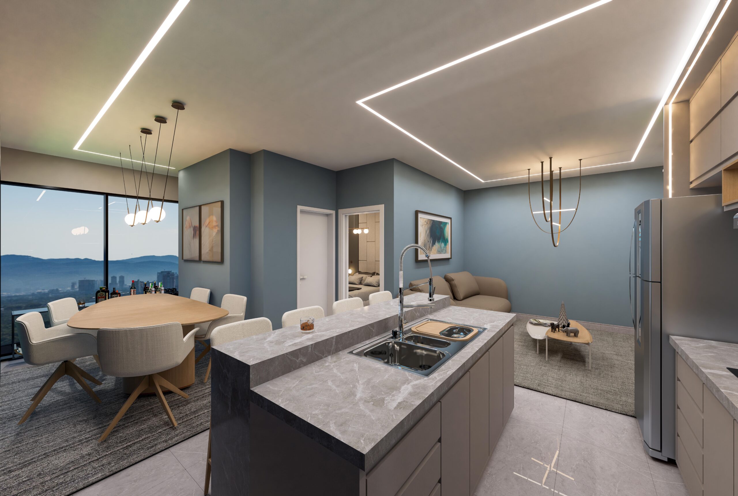 Render 4 do Black Tower em Porto Belo SC