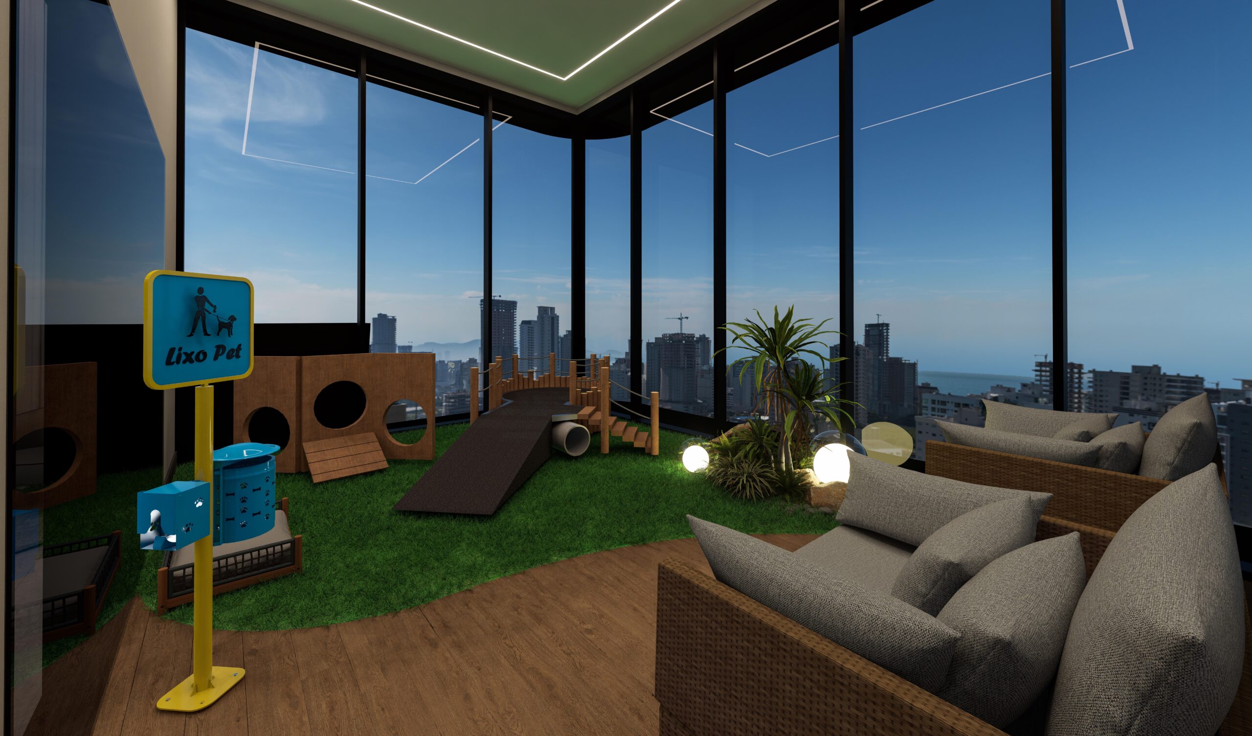 Area de lazer 3 do Black Tower em Porto Belo SC