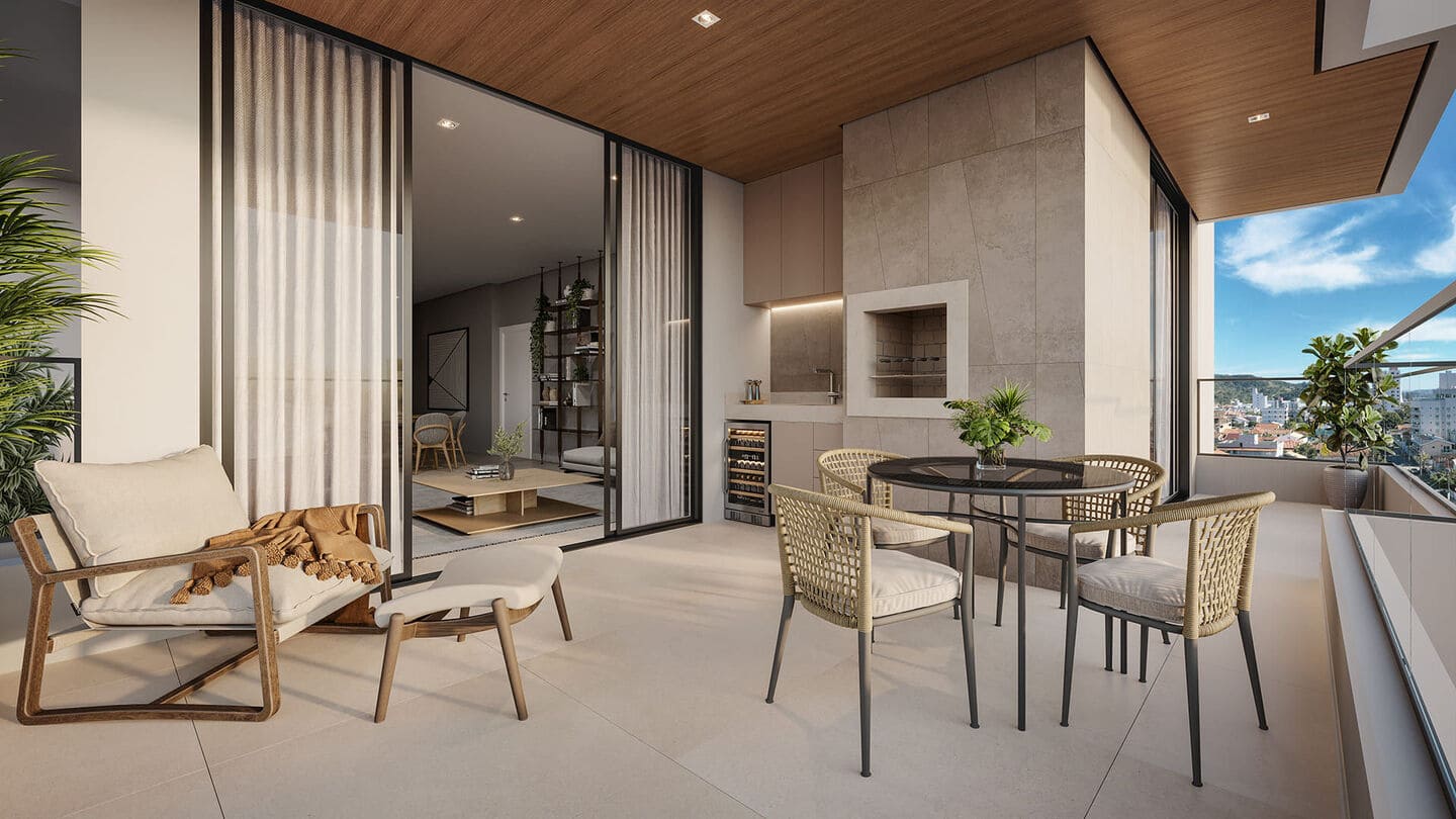 Render 3 do Blue Forest em Porto Belo SC