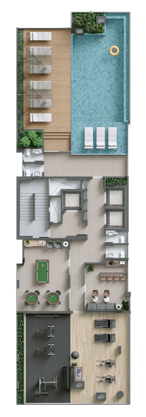 Planta 6 do Blue Forest em Porto Belo SC
