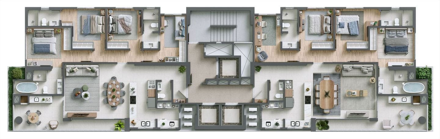 Planta 2 do Blue Forest em Porto Belo SC