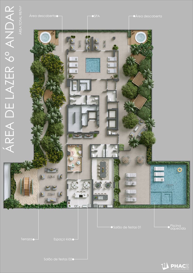 Planta 5 do Blue Forest em Porto Belo SC