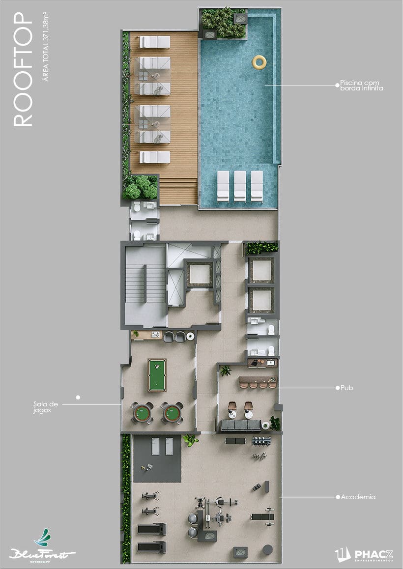 Planta 7 do Blue Forest em Porto Belo SC