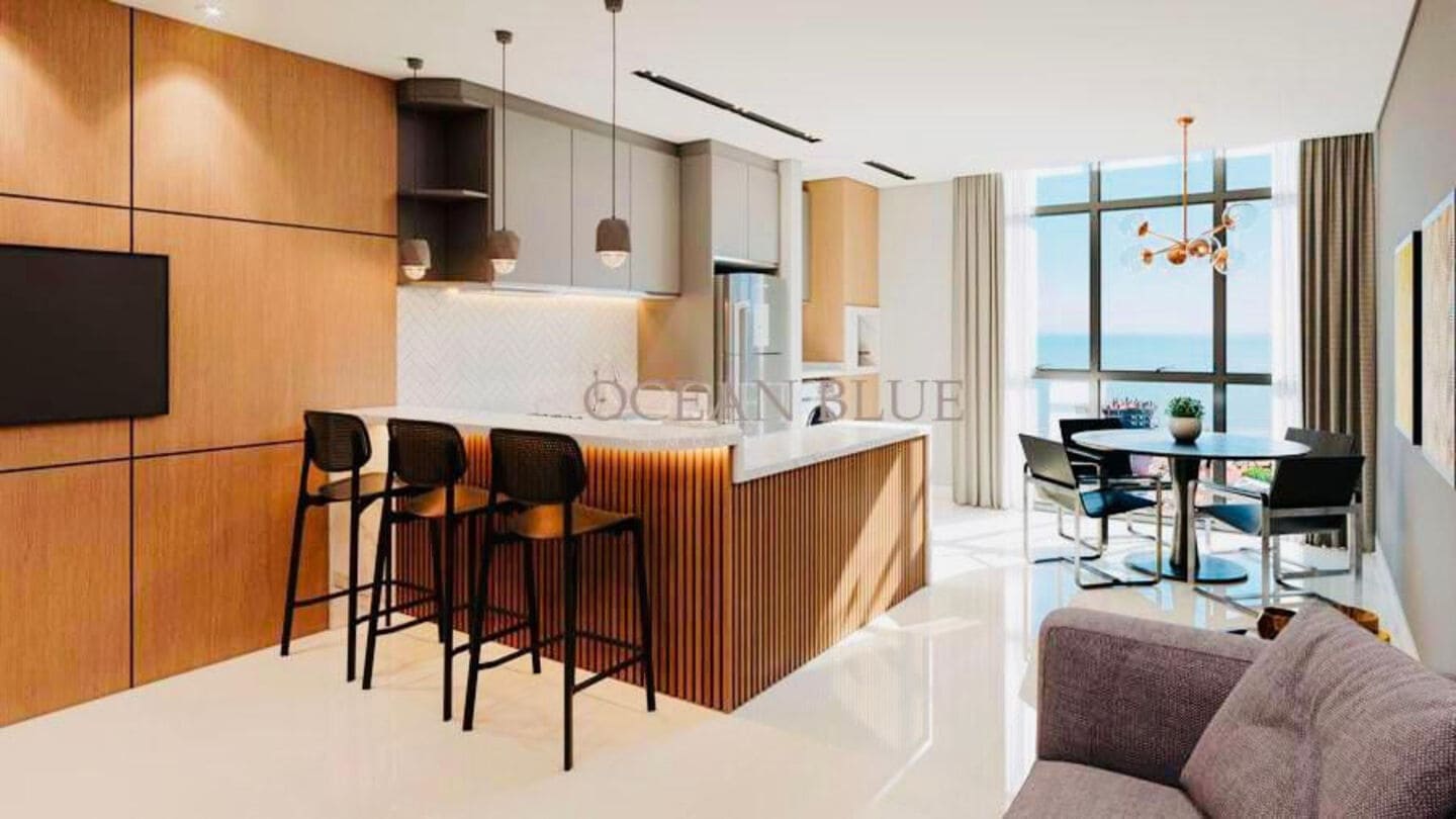 Render 2 do Blue Ocean Residence em Porto Belo SC