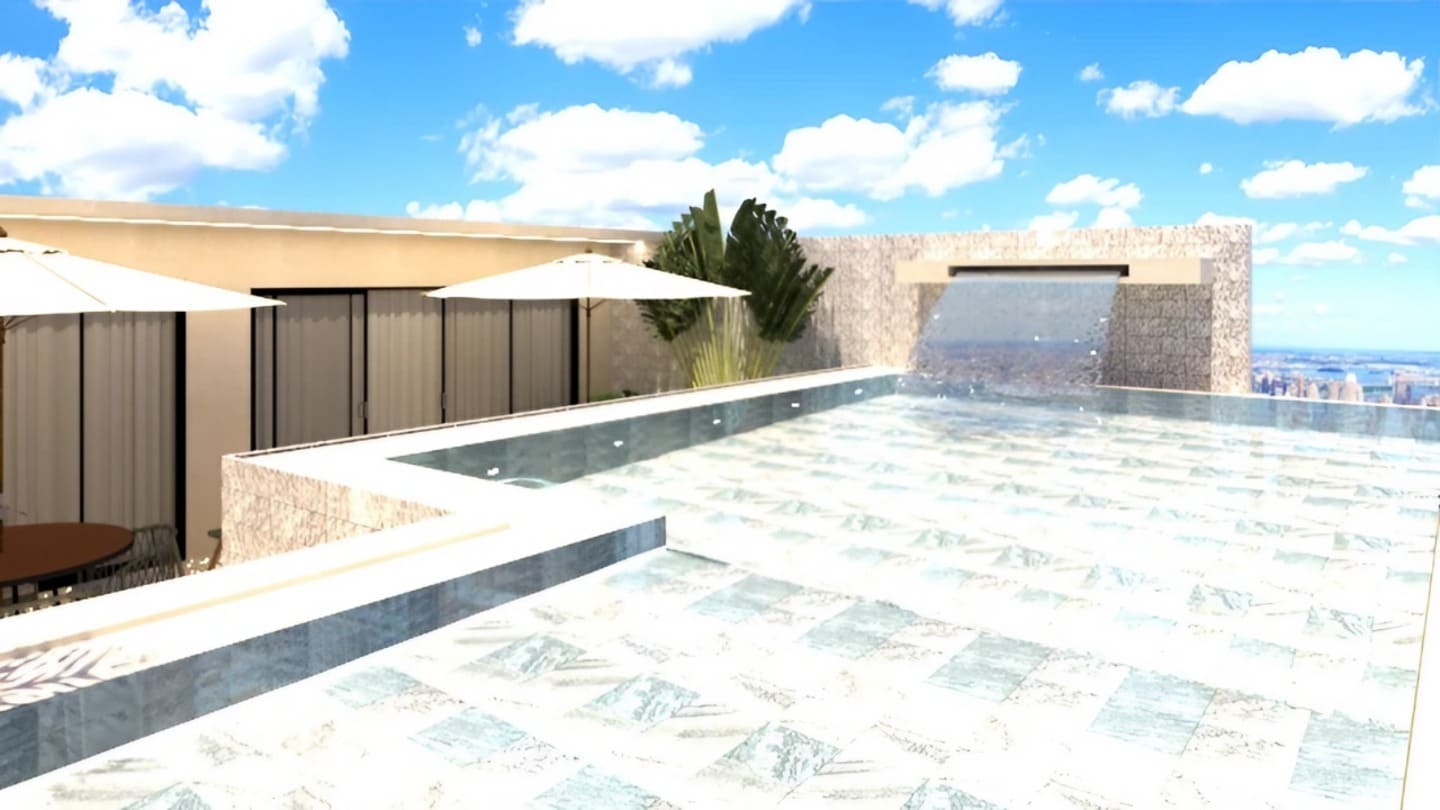 Area de lazer 1 do Blue Ocean Residence em Porto Belo SC
