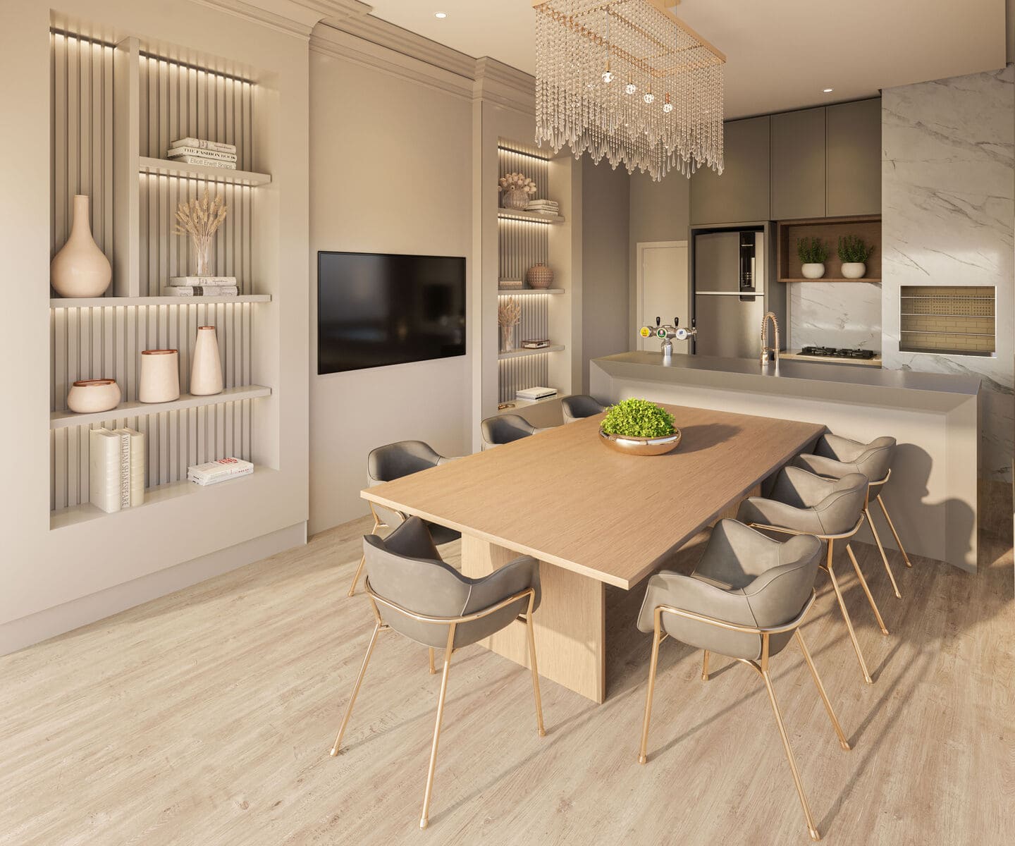 Render 5 do Celebration Village Residence em Porto Belo SC